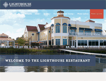 Tablet Screenshot of cedarlakelighthouse.com